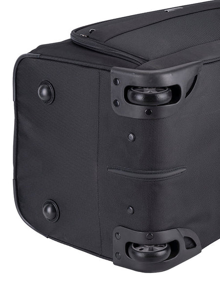 CELLINI MICROLITE CARRY ON TRLLEY DUFFEL BLACK