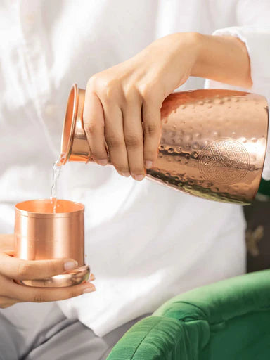 FORREST & LOVE FLOWER OF LIFE COPPER PITCHER 1L