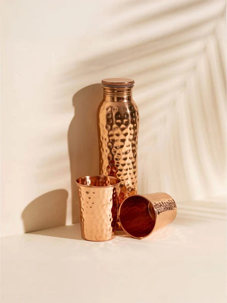 FORREST & LOVE COPPER GIFTSET HAMMERED- 1 X 900ML,2 X 300ML
