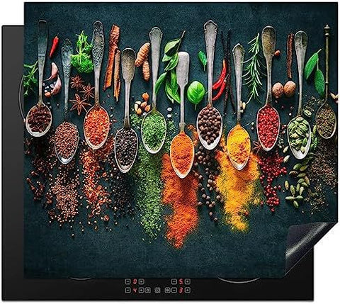 PAPILION SQUARE INDUCTION COOKTOP PROTECTOR -SPICE ON SPOON