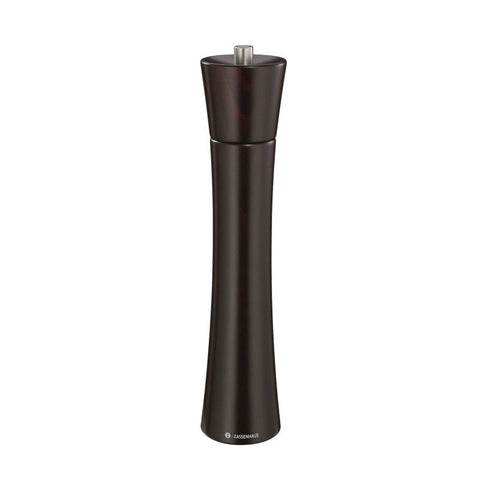 ZASSENHAUS FRANKFURT WENGE WOOD PEPPER MILL 18CM BLK