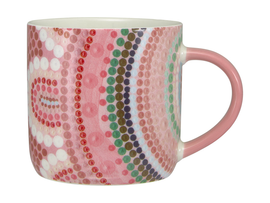 MAXWELL&WILLIAMS LOU MARTIN UPLIFT MUG 480ML PINK