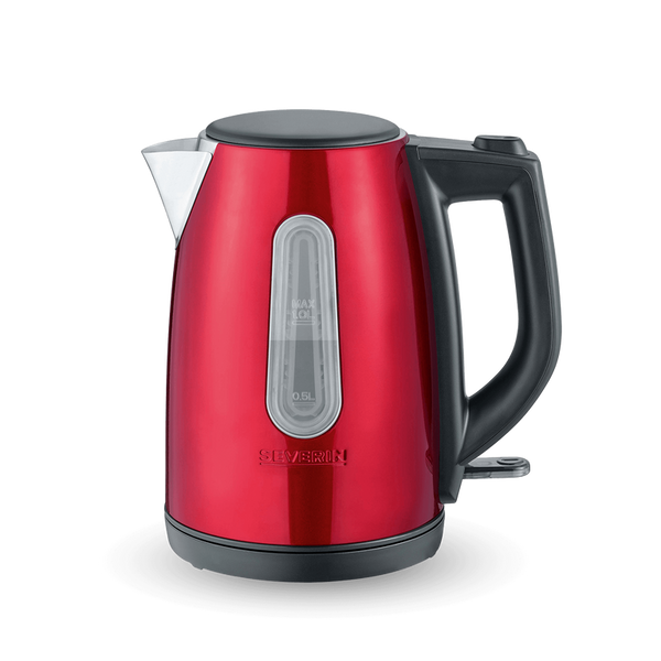 SEVERIN KETTLE 1L ST-ST RED