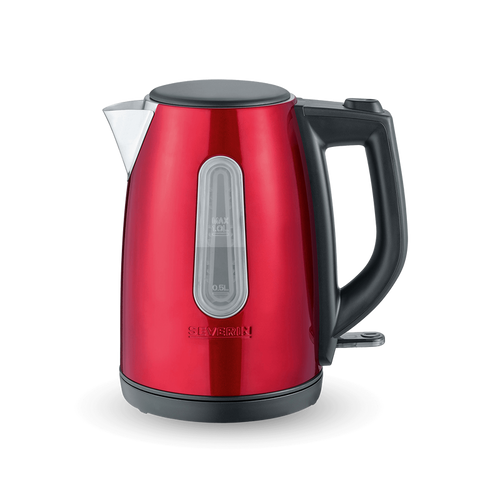 SEVERIN KETTLE 1L ST-ST RED