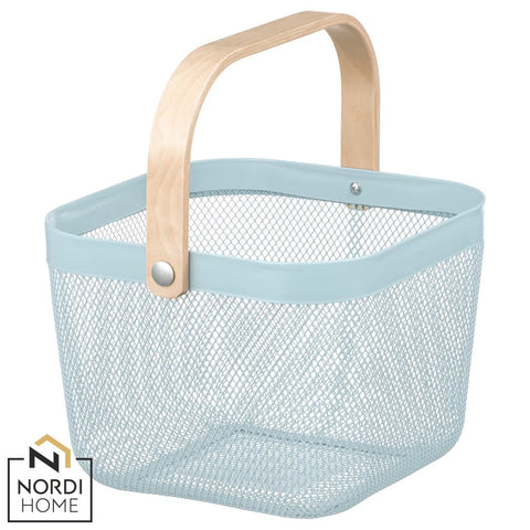 IKEA RISATORP BASKET 25X6X8CM, PALE