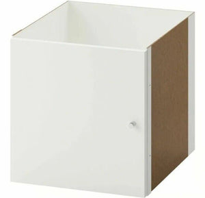 IKEA KALLAX INSERT WITH DOOR, WHITE