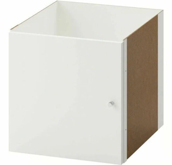 IKEA KALLAX INSERT WITH DOOR, WHITE