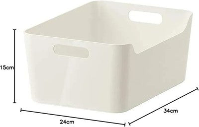 IKEA VARIERA BOX 34X24CM, WHITE