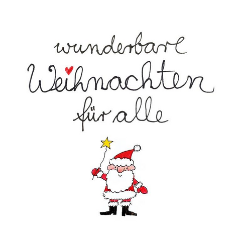KLOCKE SERVIETTEN 33CM WEIHNACHTEN