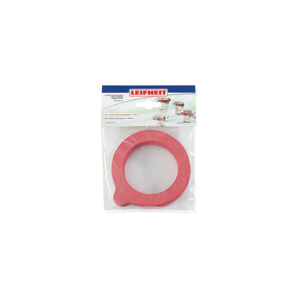 LEIFHEID SET OF 6 REPLACEMENT RUBBER RINGS
