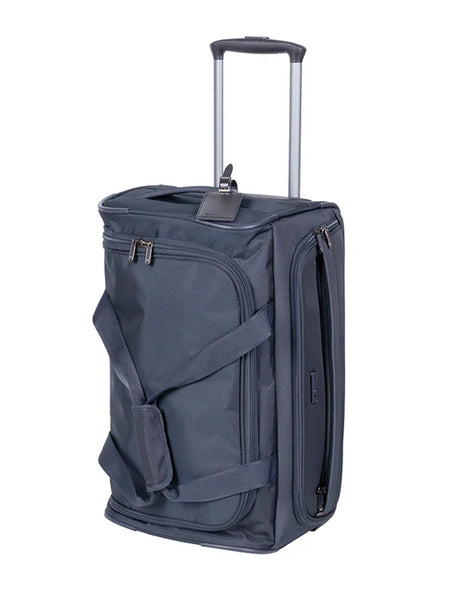 CELLINI MICROLITE CARRY ON TROLLEY DUFFEL MIDNIGHT BLUE