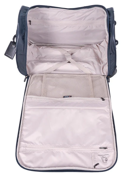 CELLINI MICROLITE CARRY ON TROLLEY DUFFEL MIDNIGHT BLUE