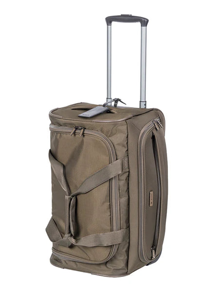 CELLINI MICROLITE CARRY ON TROLLEY DUFFEL WALNUT