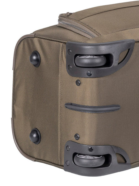 CELLINI MICROLITE CARRY ON TROLLEY DUFFEL WALNUT