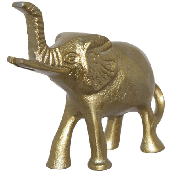 TN SMALL GOLD ELEPHANT 15CM