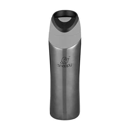 SNAPPY DBL WALL S/S TUMBLER SILVER