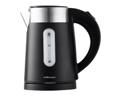 MELLLERWARE KETTLE DOUBLE WALL CORDLESS S/S BLACK