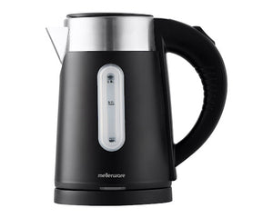 MELLLERWARE KETTLE DOUBLE WALL CORDLESS S/S BLACK