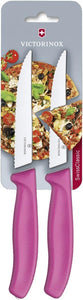 VICTORINOX KNIFE STEAK 2PC PINK
