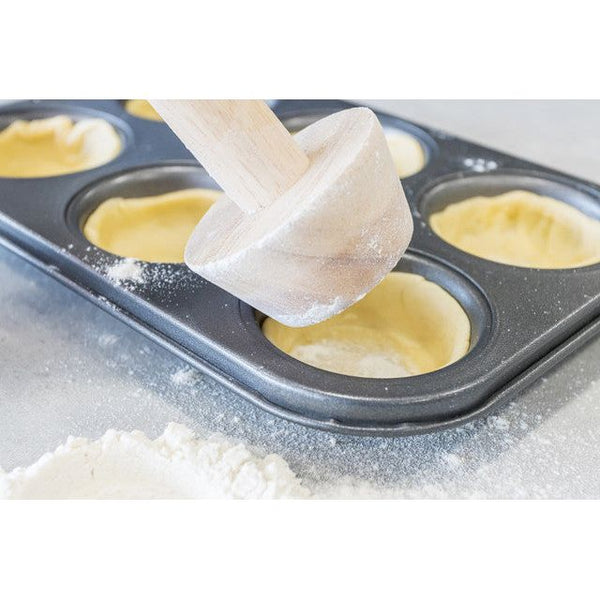 MASTERCLASS WOODEN PASTRY TAMPER