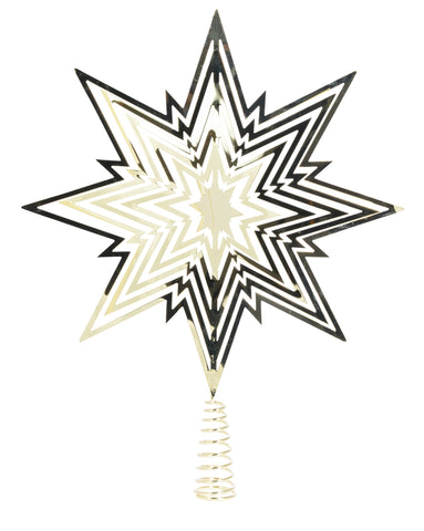 TREE TOPPER GOLD 33CM