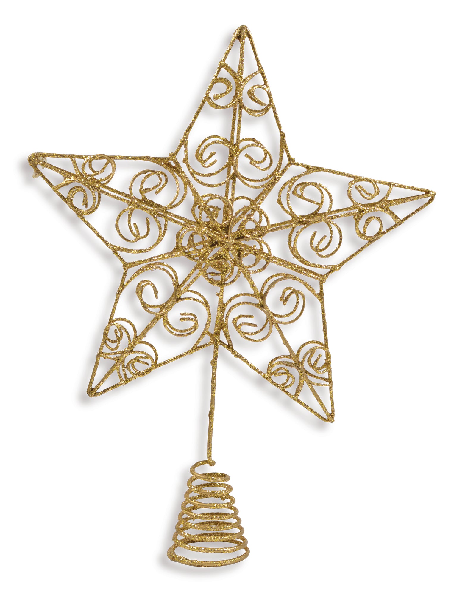 TREE TOPPER GOLD 20CM
