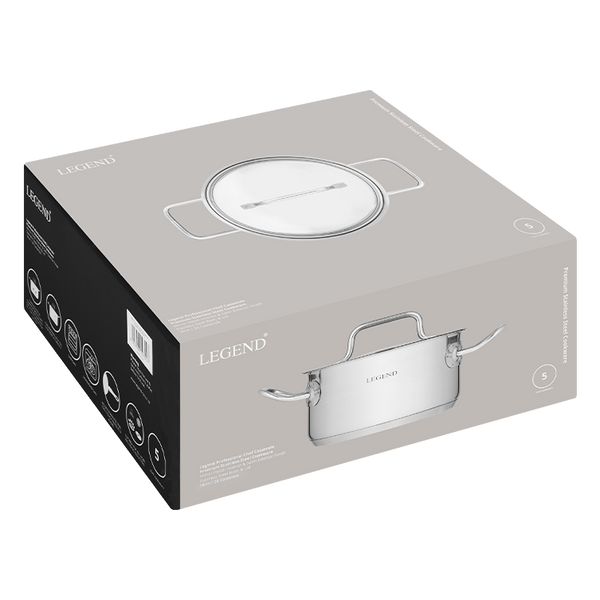 LEGEND PROF CHEF 18CM/2LT CASSEROLE