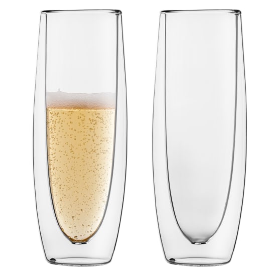 HUMBLE & MASH DOUBLE WALL CHAMPAGNE GLASSES