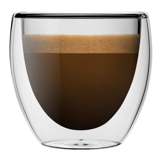 HUMBLE & MASH DOUBLE WALL ESPRESSO GLASSES SET 2 70ML