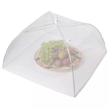 KITCHENCRAFT WHITE UMBRELLA NYLON FOOD COVER