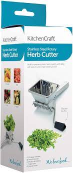 KITCHENCRAFT STAINLESS STEEL ROTARY HERB CUTTER