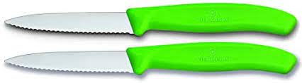 VICTORINOX KNIFE PARING 2PC GREEN