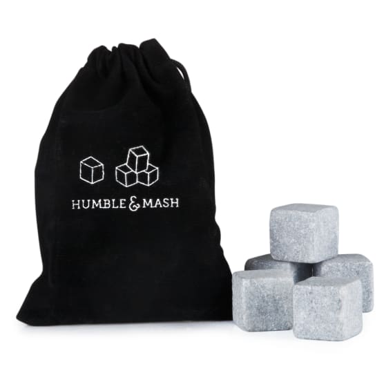 HUMBLE & MASH WHISKEY & DRINK STONES, SET OF 9