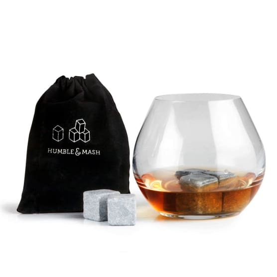 HUMBLE & MASH WHISKEY & DRINK STONES, SET OF 9