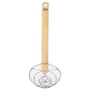 WORLD OF FLAVOUR SKIMMER BAMBOO & STAINLESS STEEL