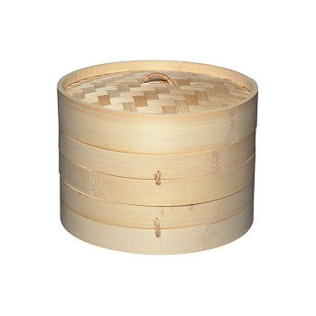 KITCHENCRAFT BAMBOO STEAMER + LID 20CM