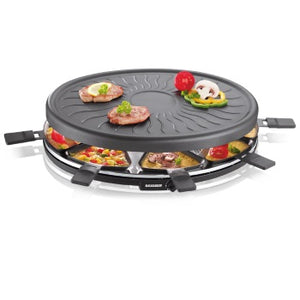 SEVERIN RACLETTE PARTY GRILL 8 NON-STICK PANS